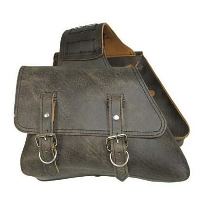 La Rosa Design サドルバッグ（本革）左右セット　Rustic Brown-01