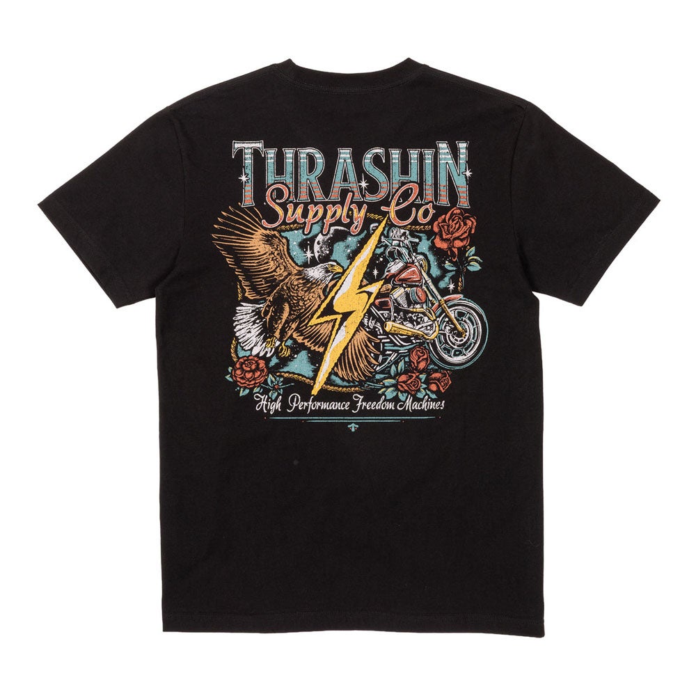 Thrashin Supply フリーダム Tシャツ ブラック 3