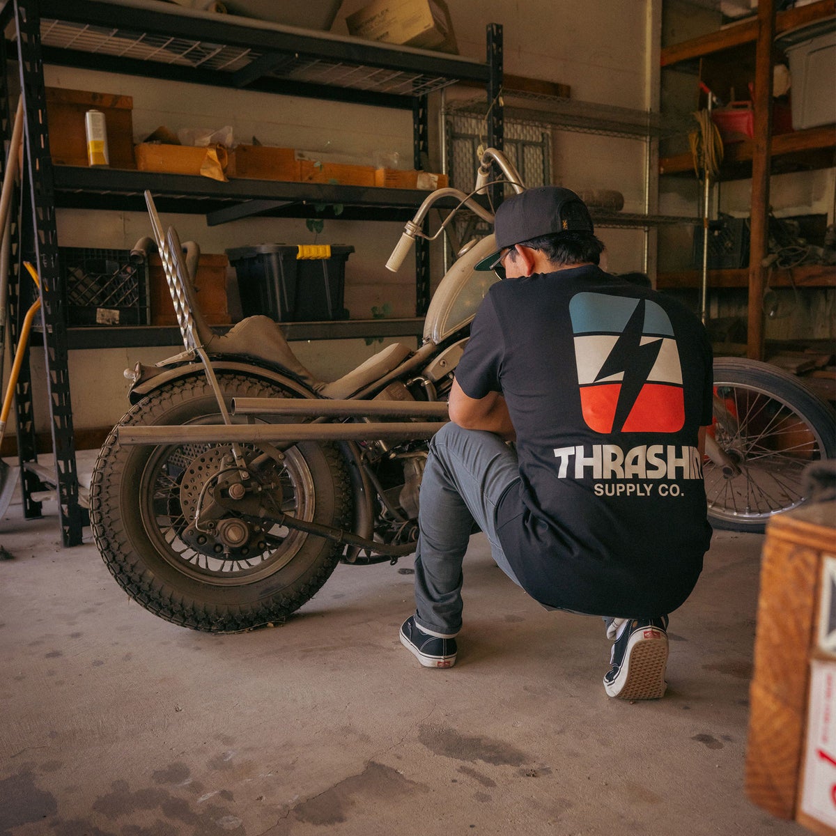  Thrashin Supply Meter Tシャツ ブラック 2