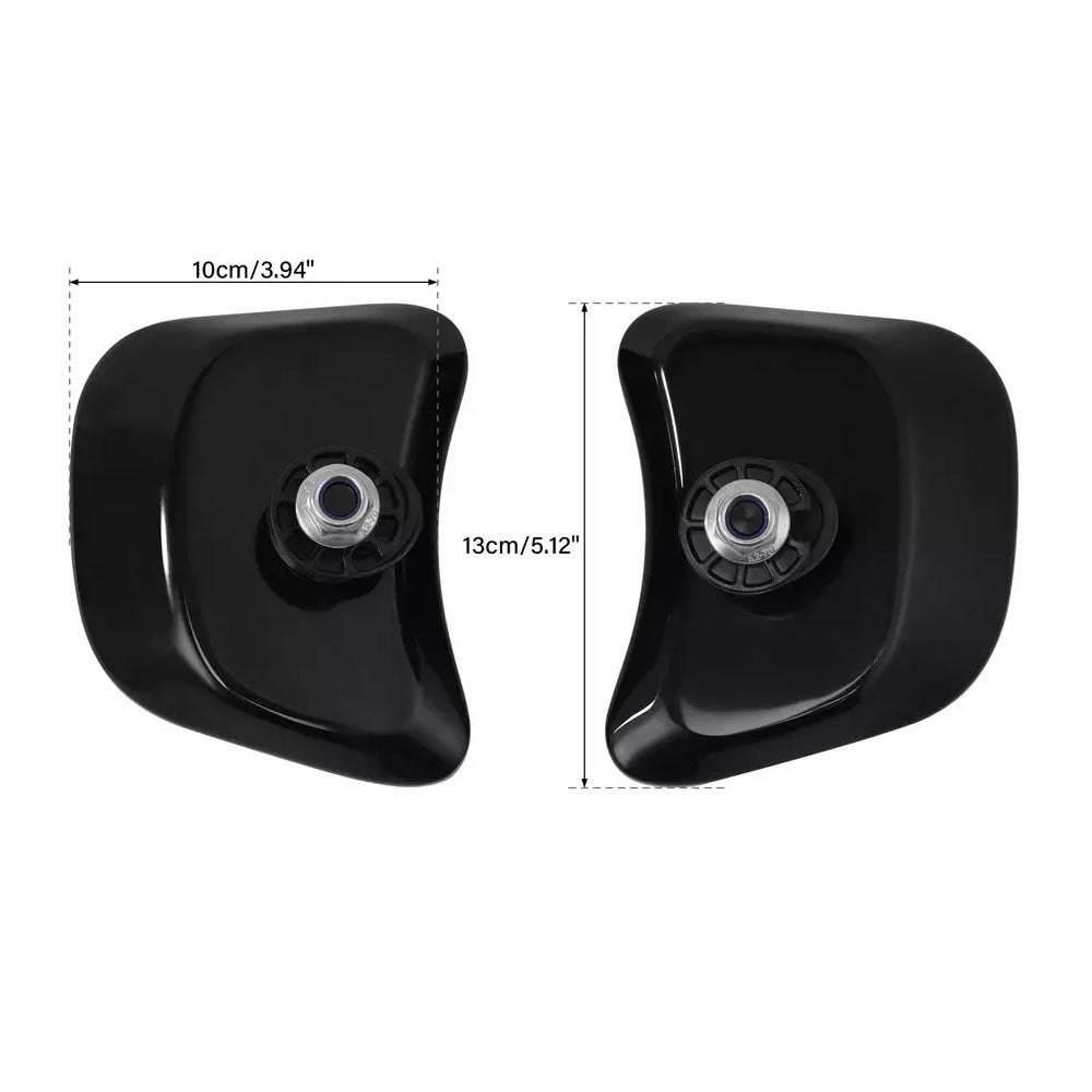 2024以降 FLHXモデル フェアリングミラー グロスブラック 2