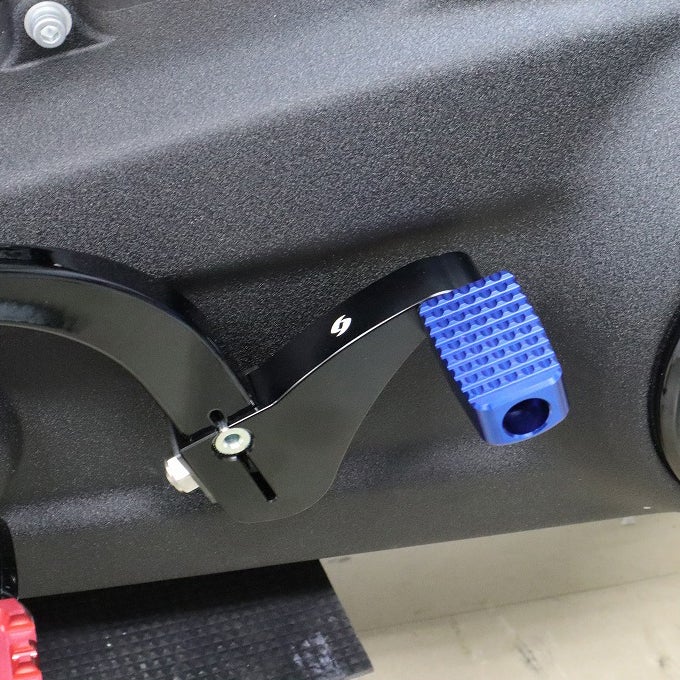 SPEEDRA ハーレー(M8用)ヒールシフター SPEEDRA ミッドコントロール・ヒールシフター Aタイプ (ブルー) M8