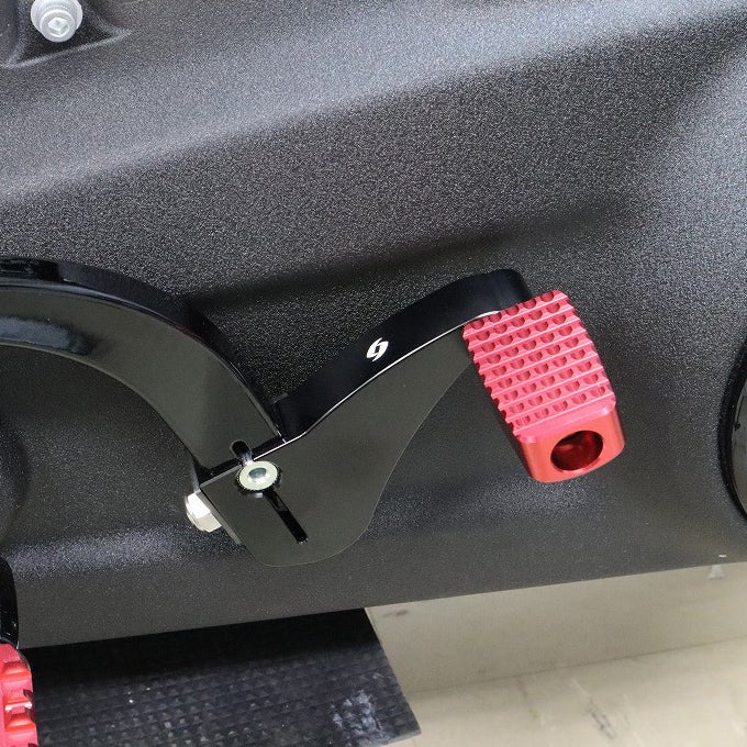 SPEEDRA ハーレー(M8用)ヒールシフター SPEEDRA ミッドコントロール・ヒールシフター Aタイプ (レッド) M8