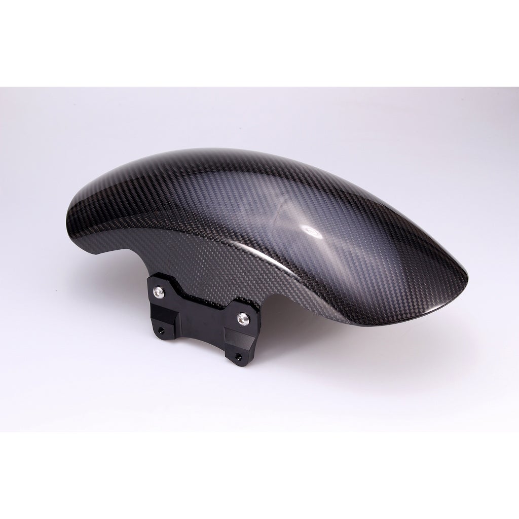 ドライカーボン ショートフロントフェンダー (綾織り/艶有り/ブラック)3