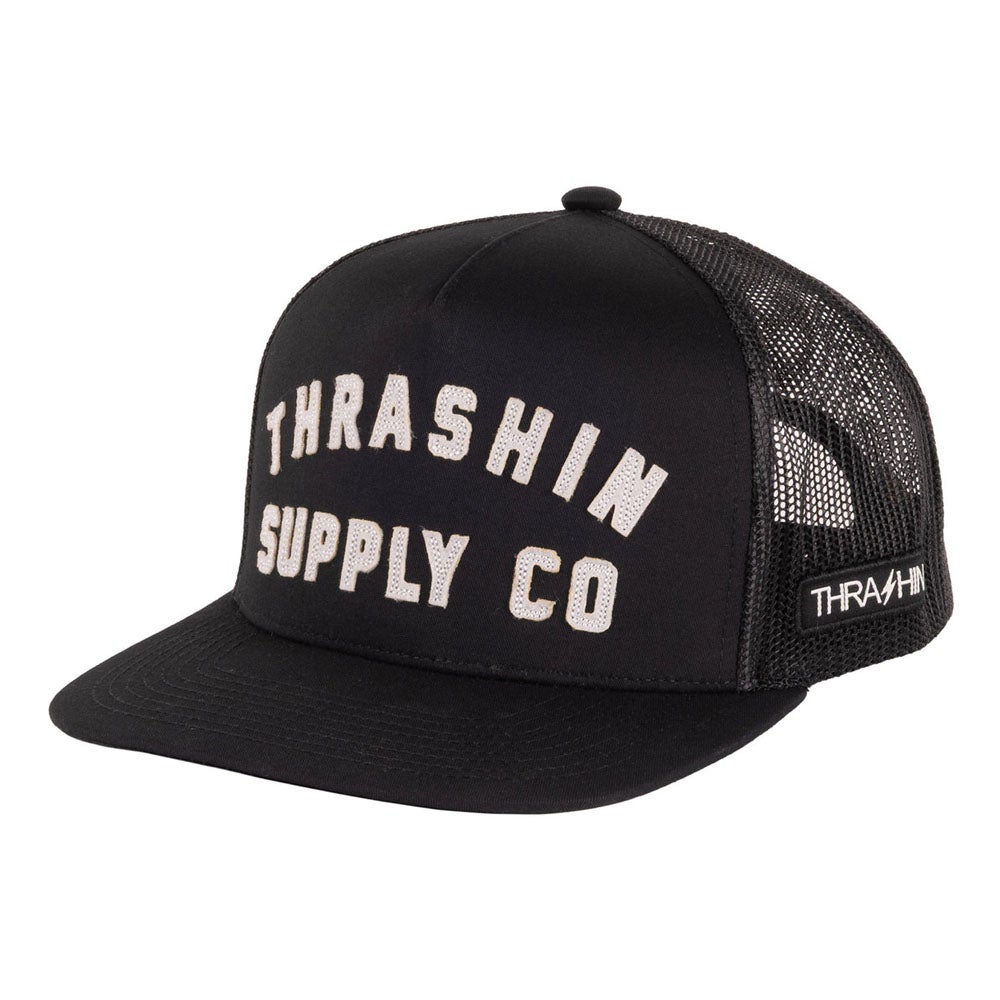  Thrashin Supply Foundation Trucker スナップバック キャップブラック 4
