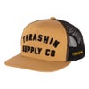 Thrashin Supply Foundation Trucker スナップバック キャップ イエロー 