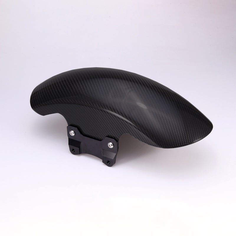 ドライカーボン ショートフロントフェンダー (綾織り/艶消し/ブラック)