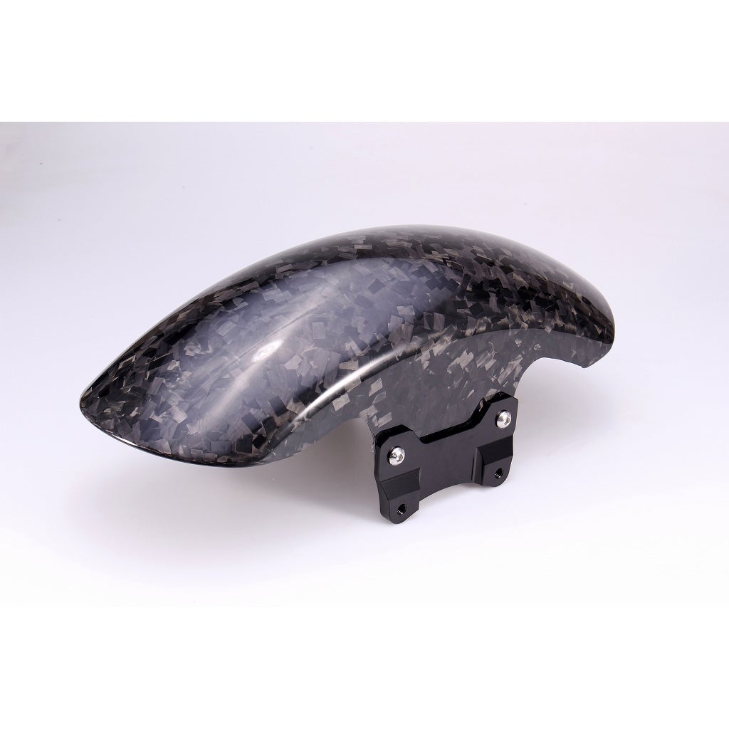 ドライカーボン ショートフロントフェンダー (フォージド/艶有り/ブラック)4