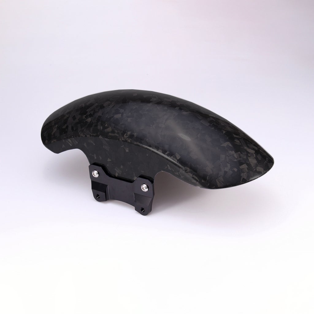 ドライカーボン ショートフロントフェンダー (フォージド/艶消し/ブラック)