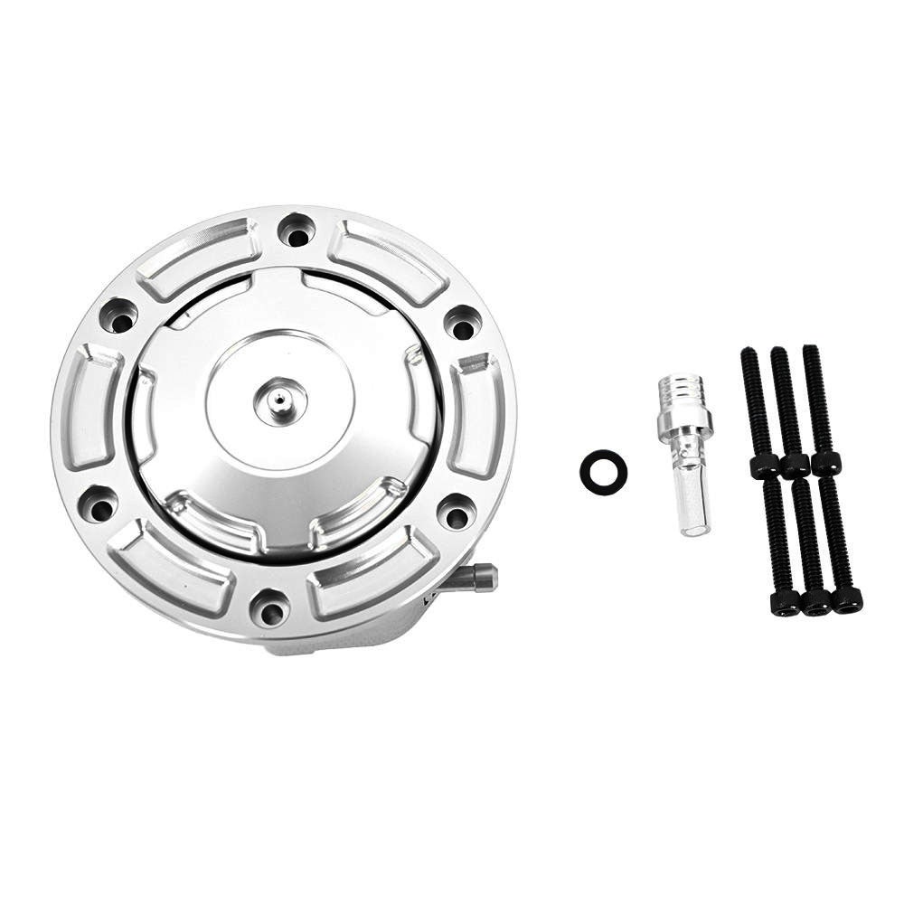 2025以降 ツーリング MXスタイル ベントホース付き ガスキャップキット シルバー 2