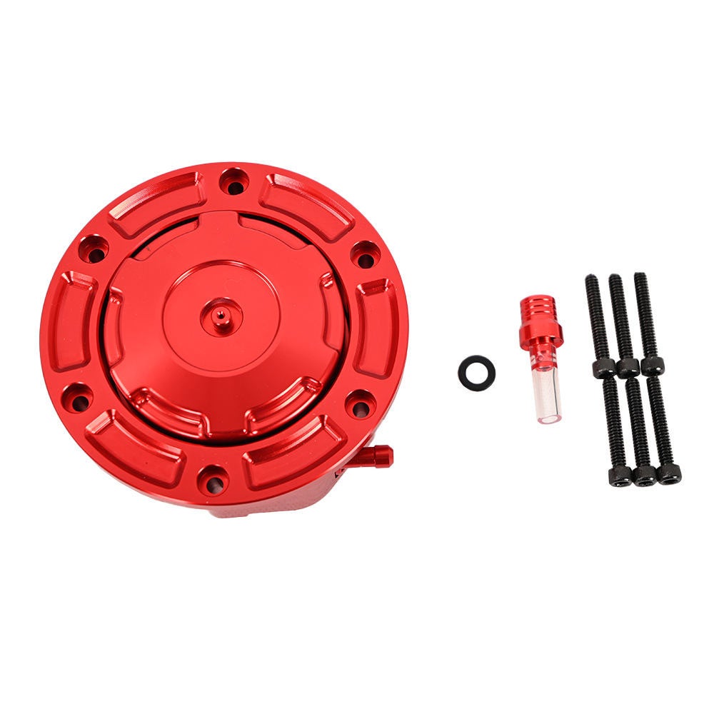 2025以降 ツーリング MXスタイル ベントホース付き ガスキャップキット レッド 2