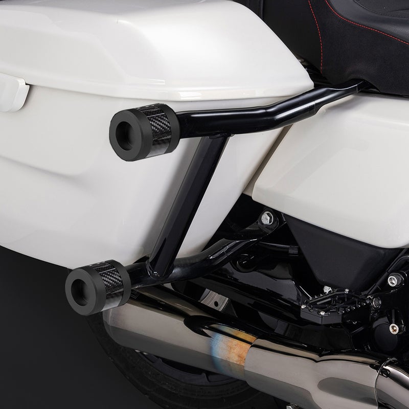 Proパフォーマンスクラッシュバー リア用 カーボンインレイ付アルミスライダー