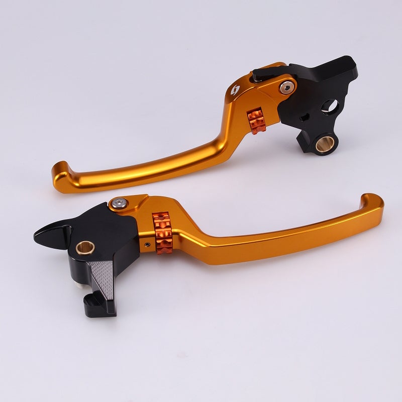 アルミ アジャスタブルレバーセット スタンダードタイプ (ゴールド/オレンジ)