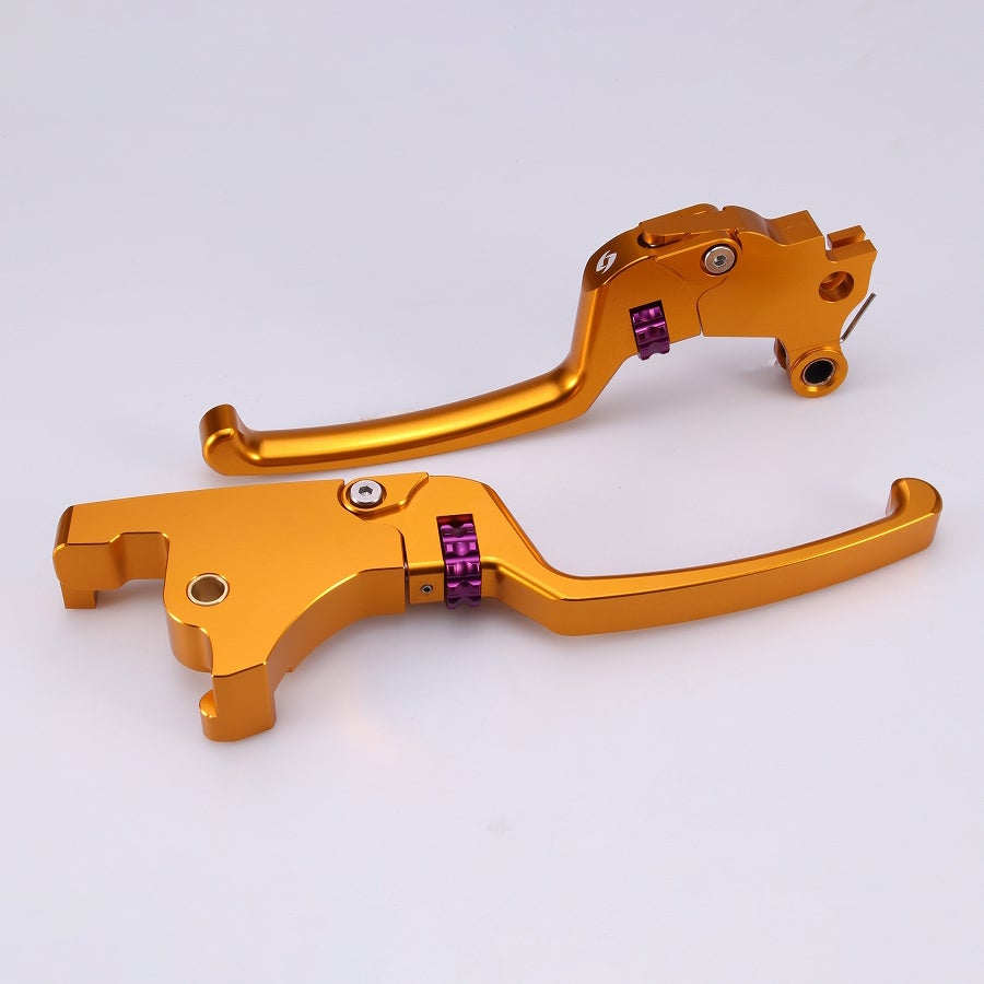 アジャスタブルレバーセット スタンダードタイプ (ゴールド/パープル)