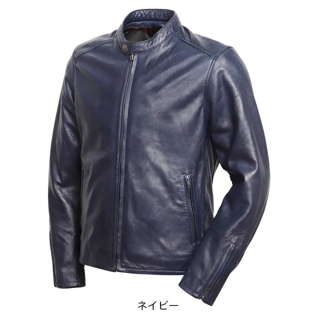 DEGNER デグナー シープレザー ジャケット ネイビー 3