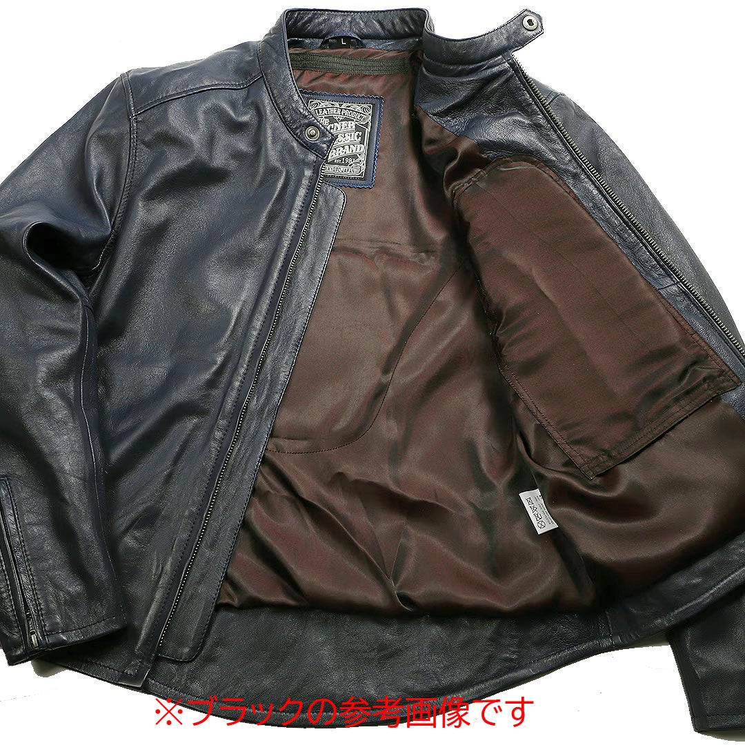 DEGNER デグナー シープレザー ジャケット ネイビー 5