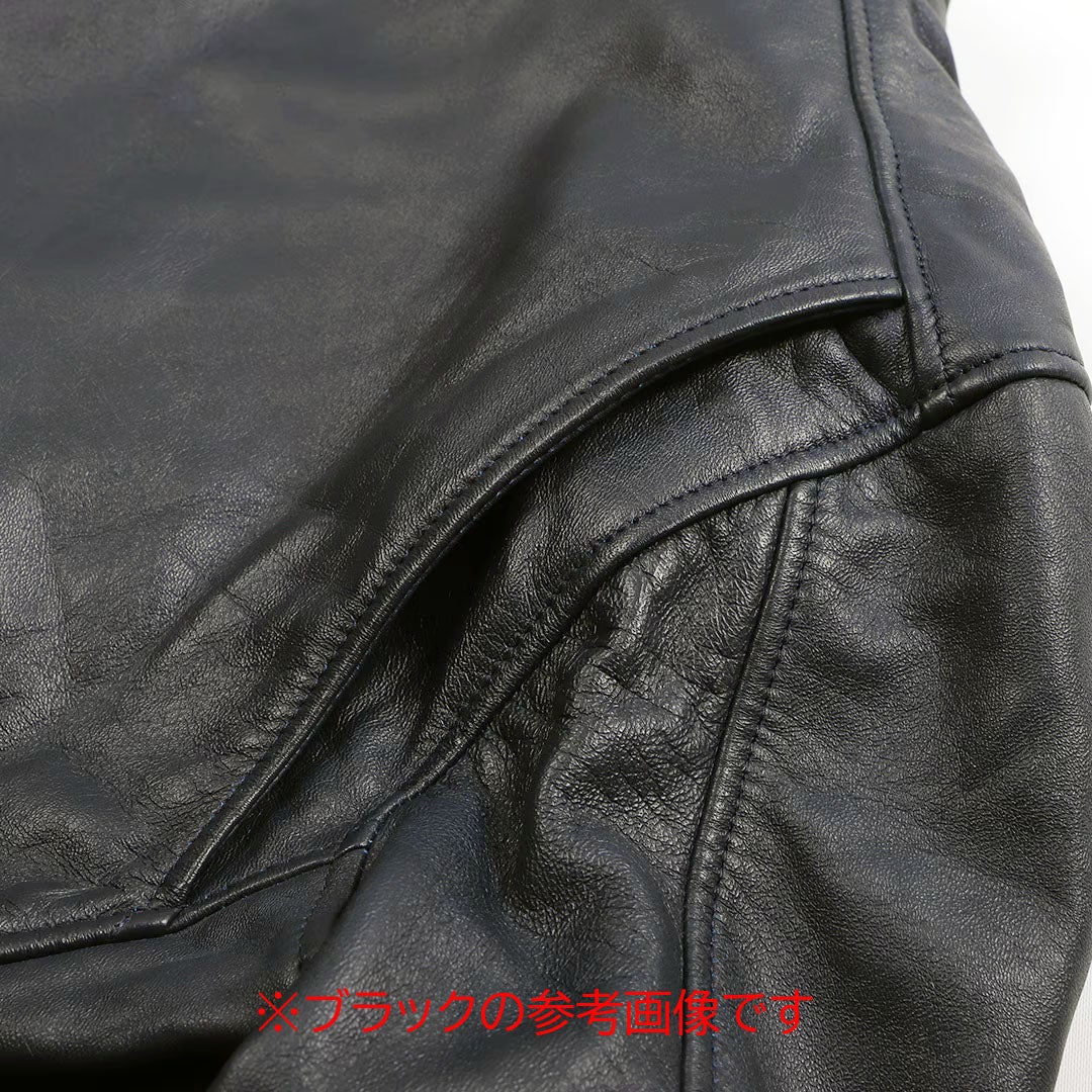 DEGNER デグナー シープレザー ジャケット ネイビー 7