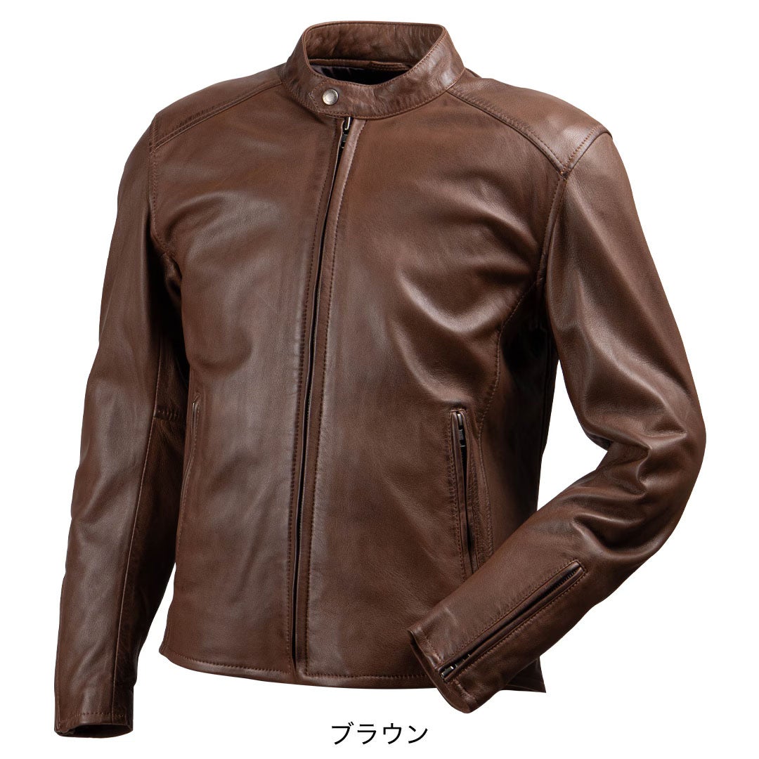 DEGNER デグナー シープレザー ジャケット ブラウン 2