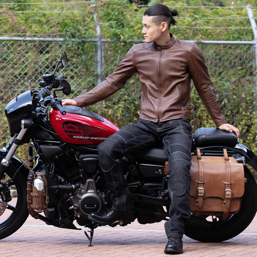 DEGNER デグナー シープレザー ジャケット ブラウン 3