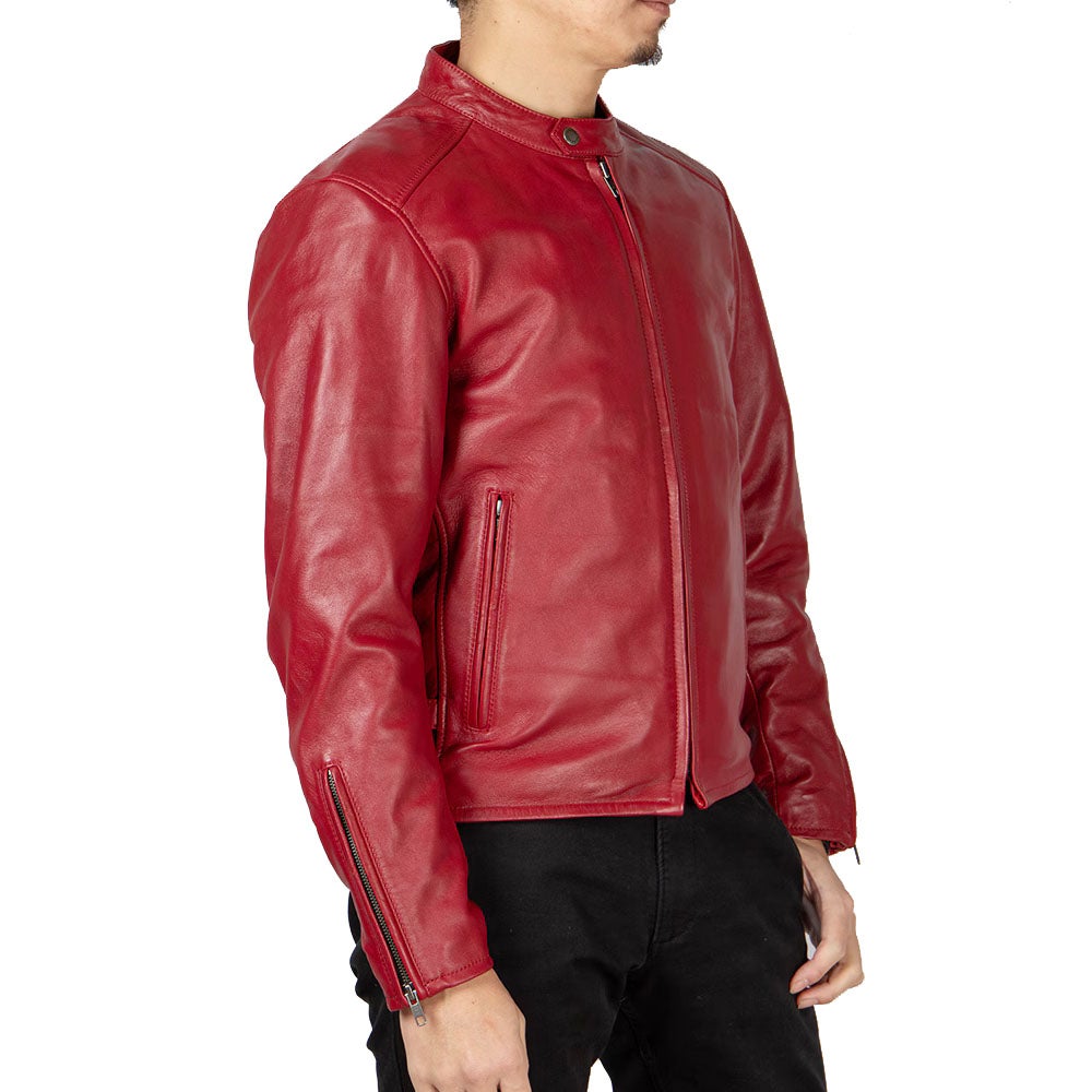 DEGNER デグナー シープレザー ジャケット レッド