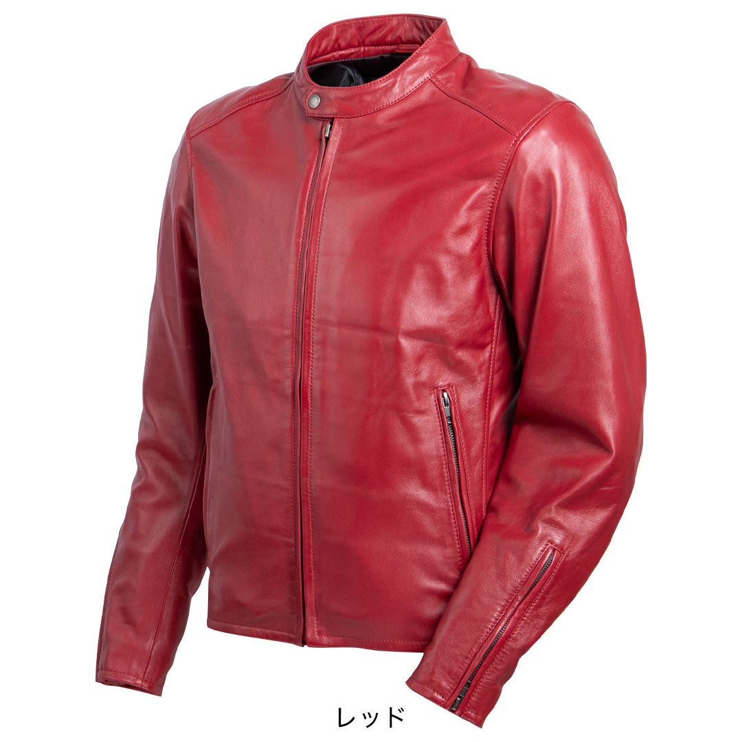 DEGNER デグナー シープレザー ジャケット レッド 3