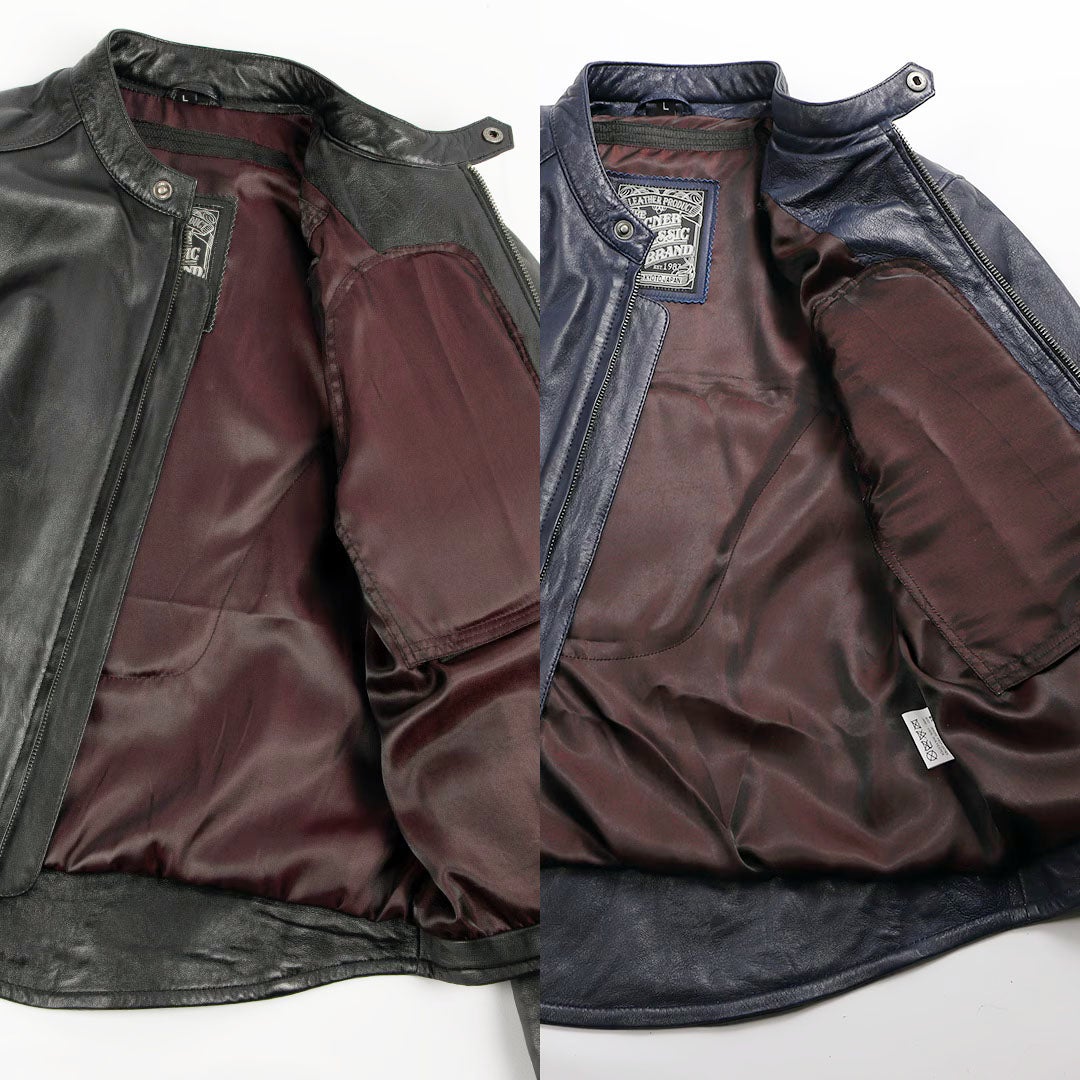 DEGNER デグナー シープレザー ジャケット レッド 10