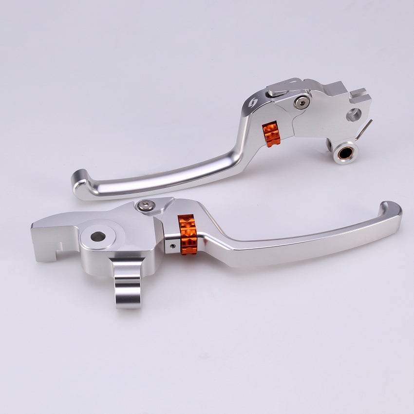 アジャスタブル・レバーセット (シルバー/オレンジ)