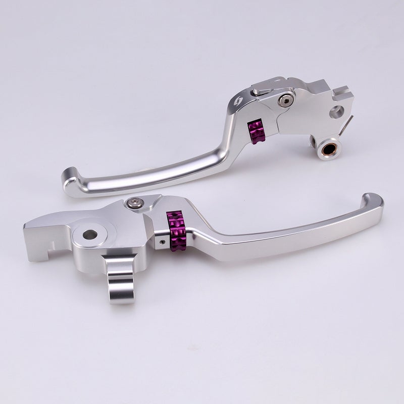 アジャスタブル・レバーセット (シルバー/パープル)