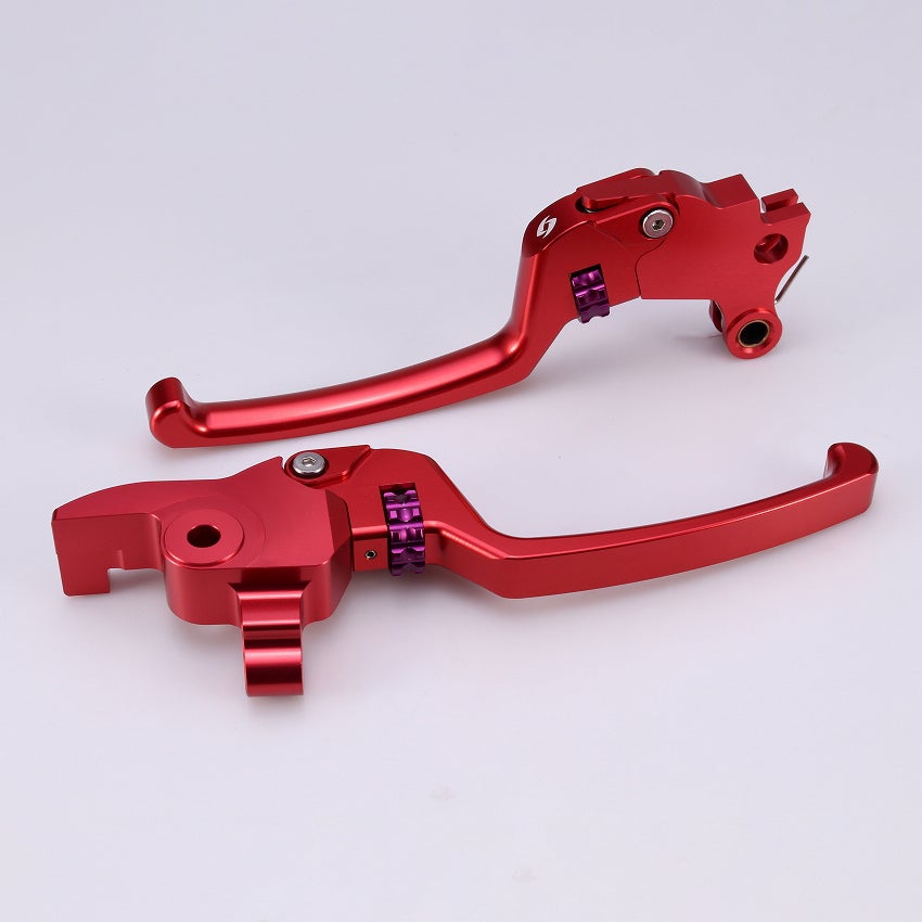 アジャスタブル・レバーセット (レッド/パープル)