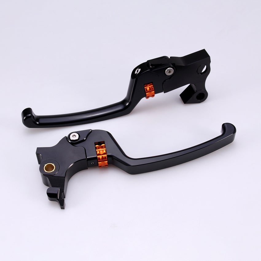 アジャスタブルレバーセット スタンダードタイプ (ブラック/オレンジ)