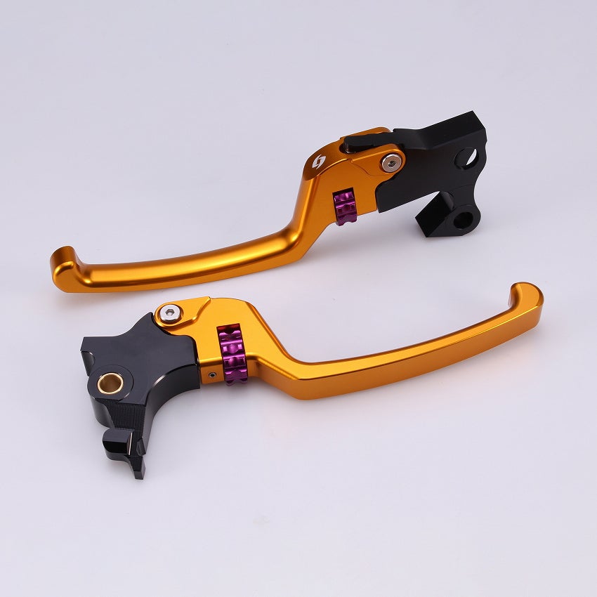 アジャスタブルレバーセット スタンダードタイプ (ゴールド/パープル)