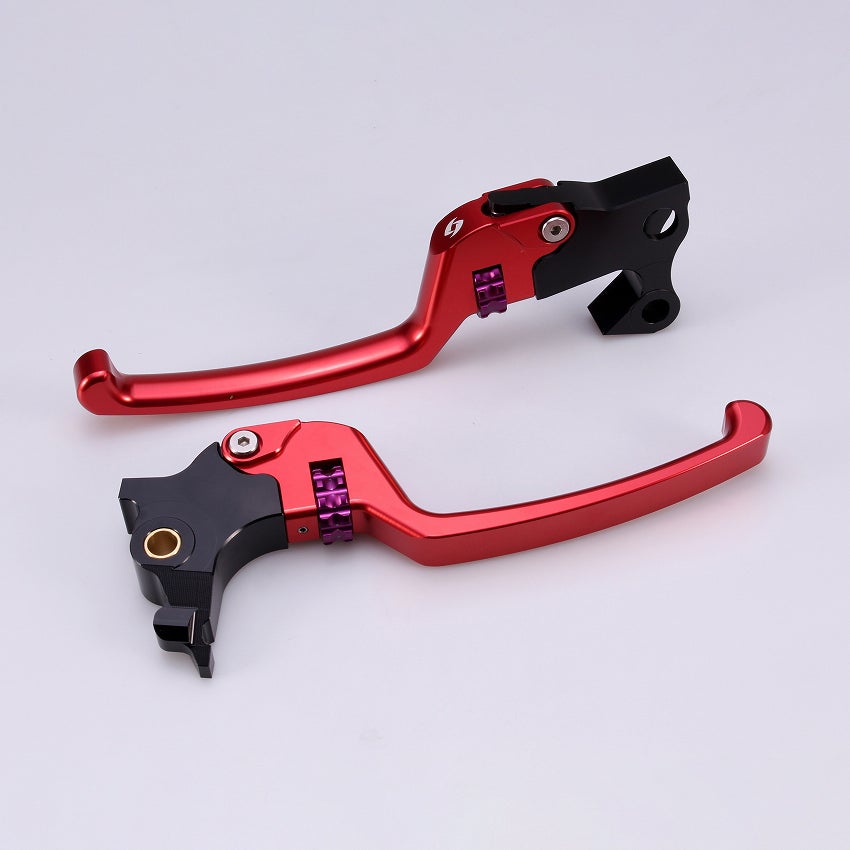 アジャスタブルレバーセット スタンダードタイプ (レッド/パープル)