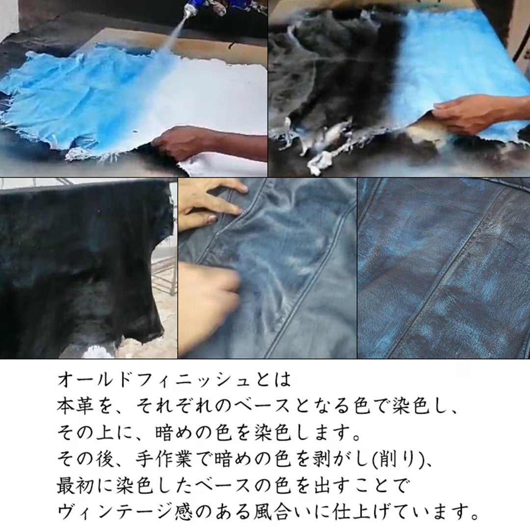 DEGNER デグナー ゴートレザー ジャケット ブラック 11