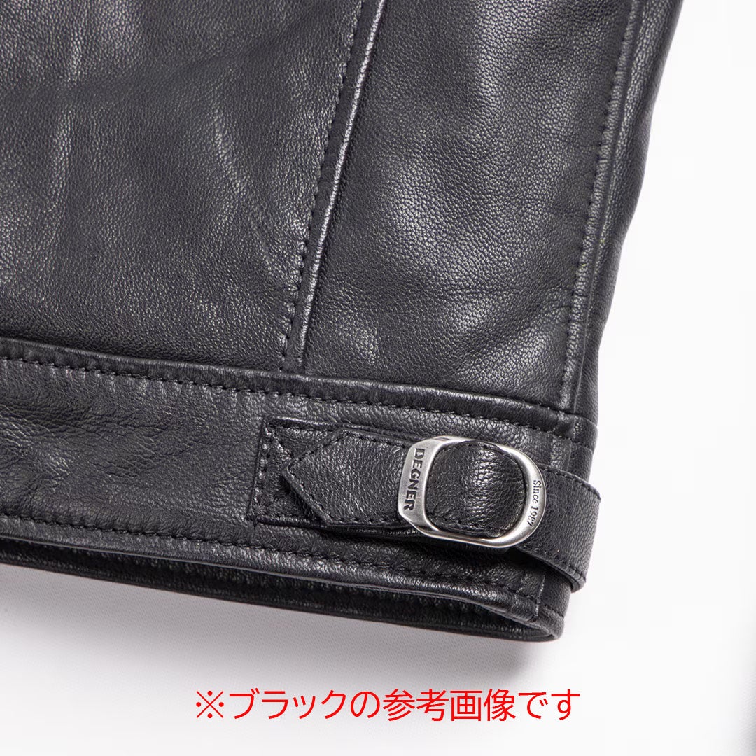 DEGNER デグナー ゴートレザー ジャケット ワイン 8