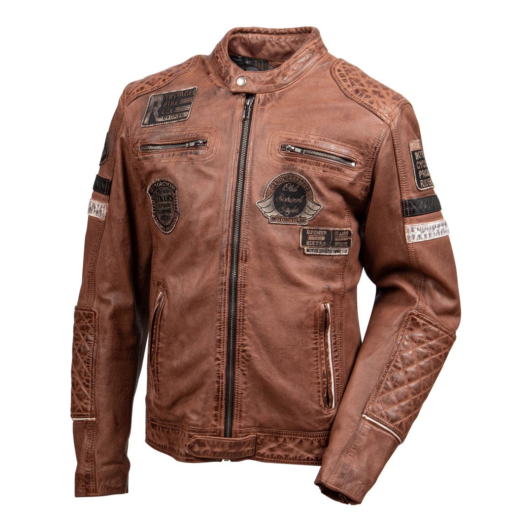 DEGNER デグナー ワックス シープレザー ジャケット ブラウン