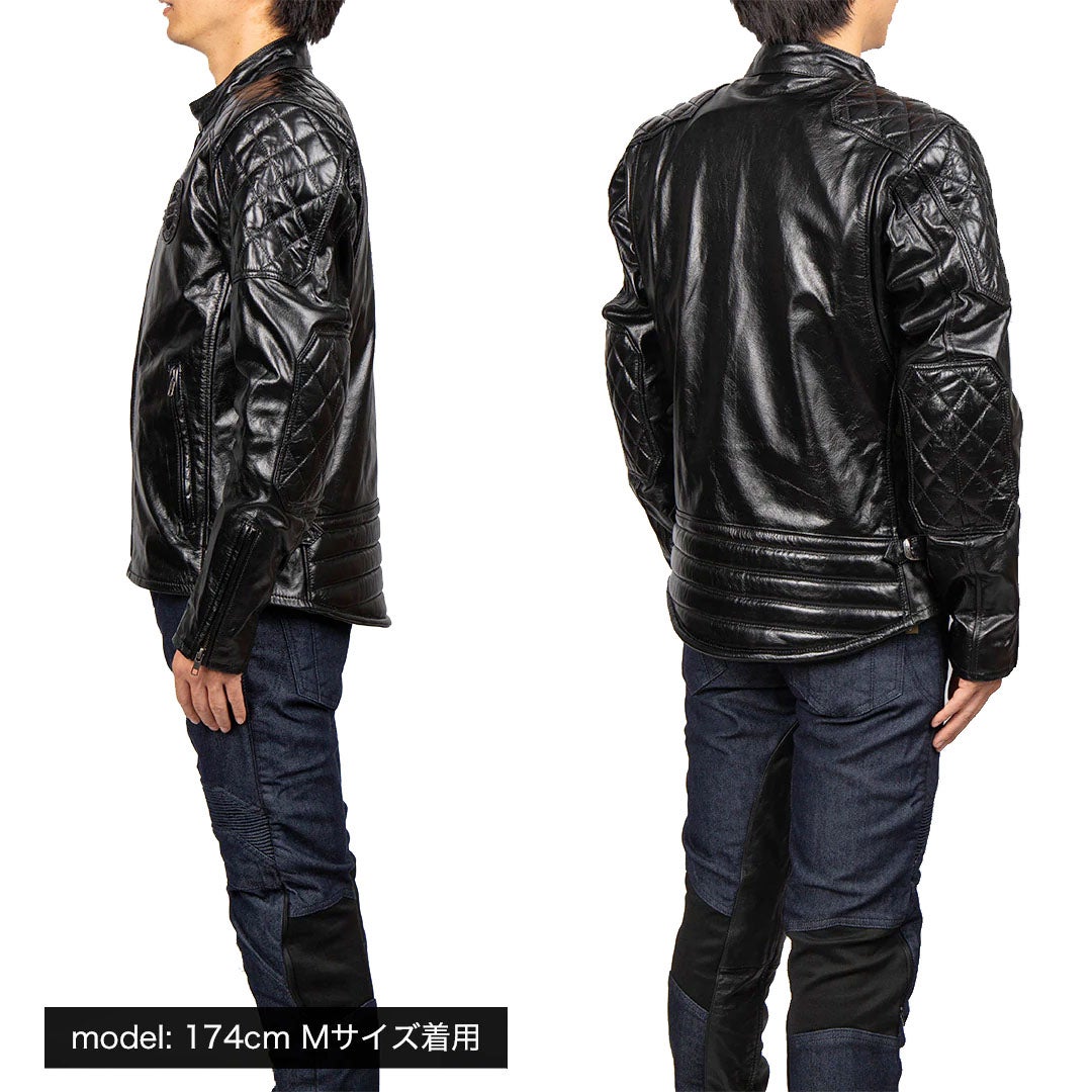DEGNER デグナー カウレザー ジャケット ブラック 11