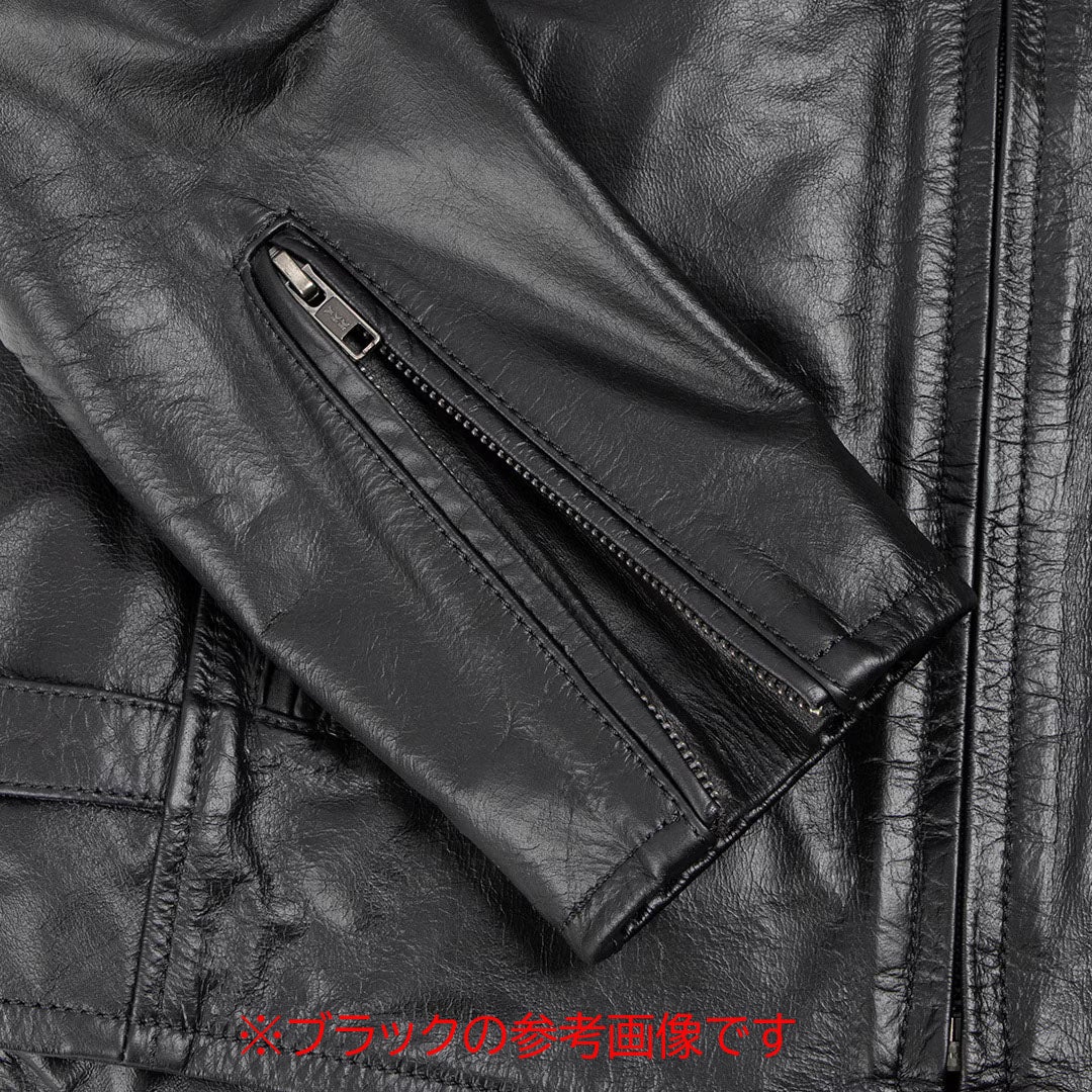 DEGNER デグナー カウレザー ジャケット ダークブラウン 5