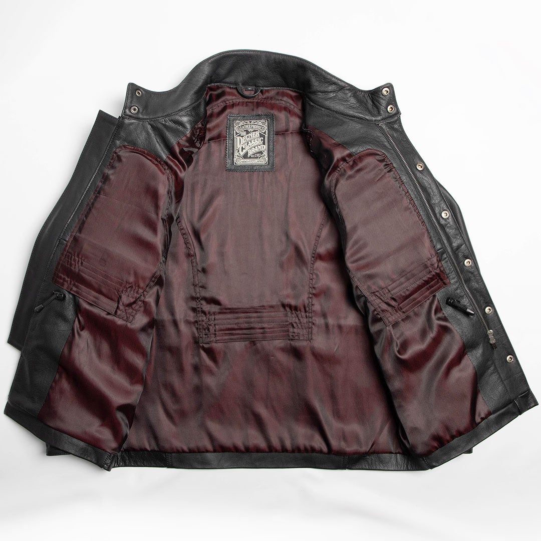 DEGNER デグナー ミドル丈 カウレザー ジャケット ブラック 3