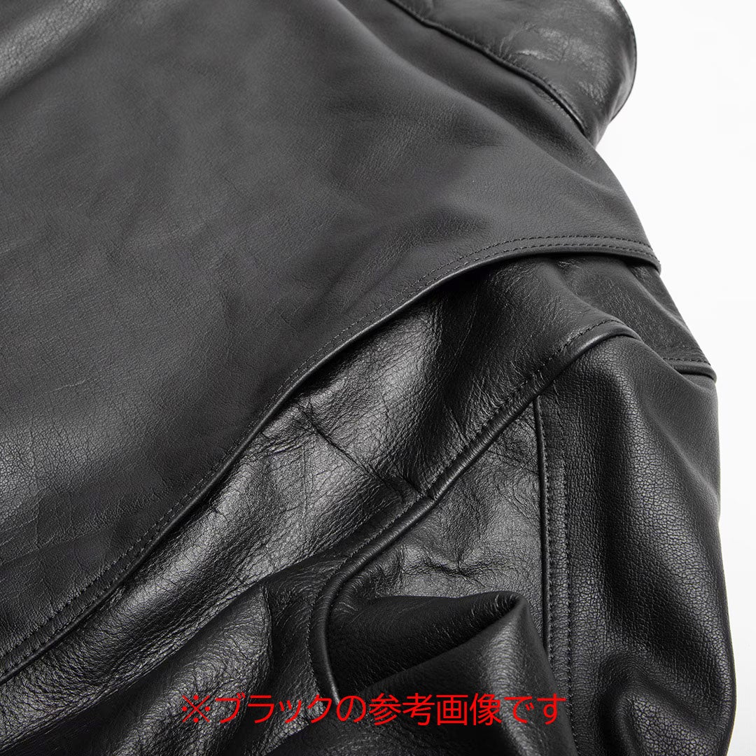 DEGNER デグナー ミドル丈 カウレザー ジャケット ブラウン 6