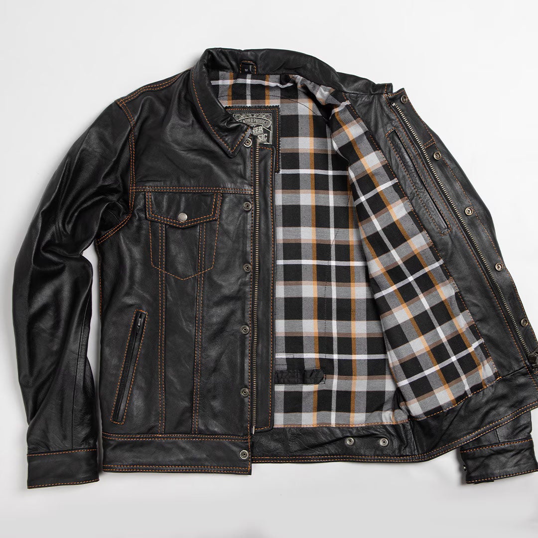 DEGNER デグナー カウレザー ジャケット ブラック 3