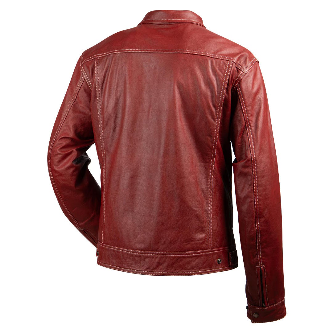 DEGNER デグナー カウレザー ジャケット レッド 2