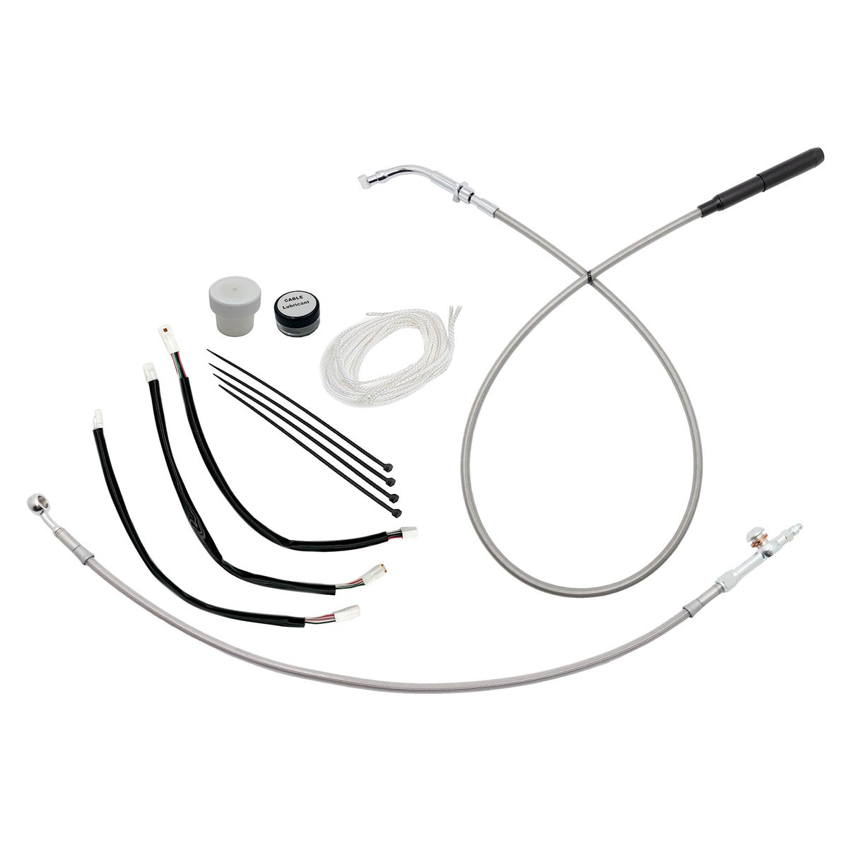 2024以降ストリートグライド 12インチハンドル用 EZインストールキット (クローム)