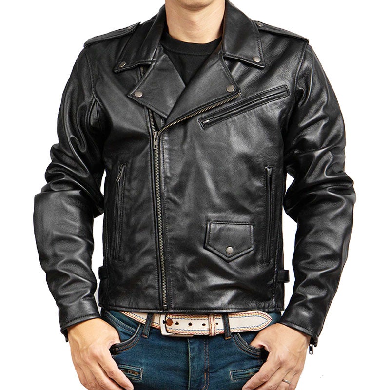 DEGNER デグナー シープレザー Wジャケット ブラック