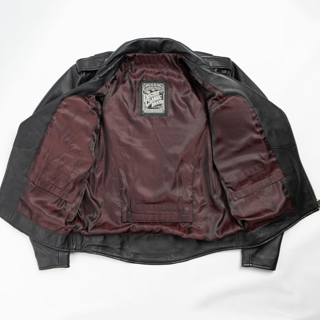 DEGNER デグナー シープレザー Wジャケット ブラック 7