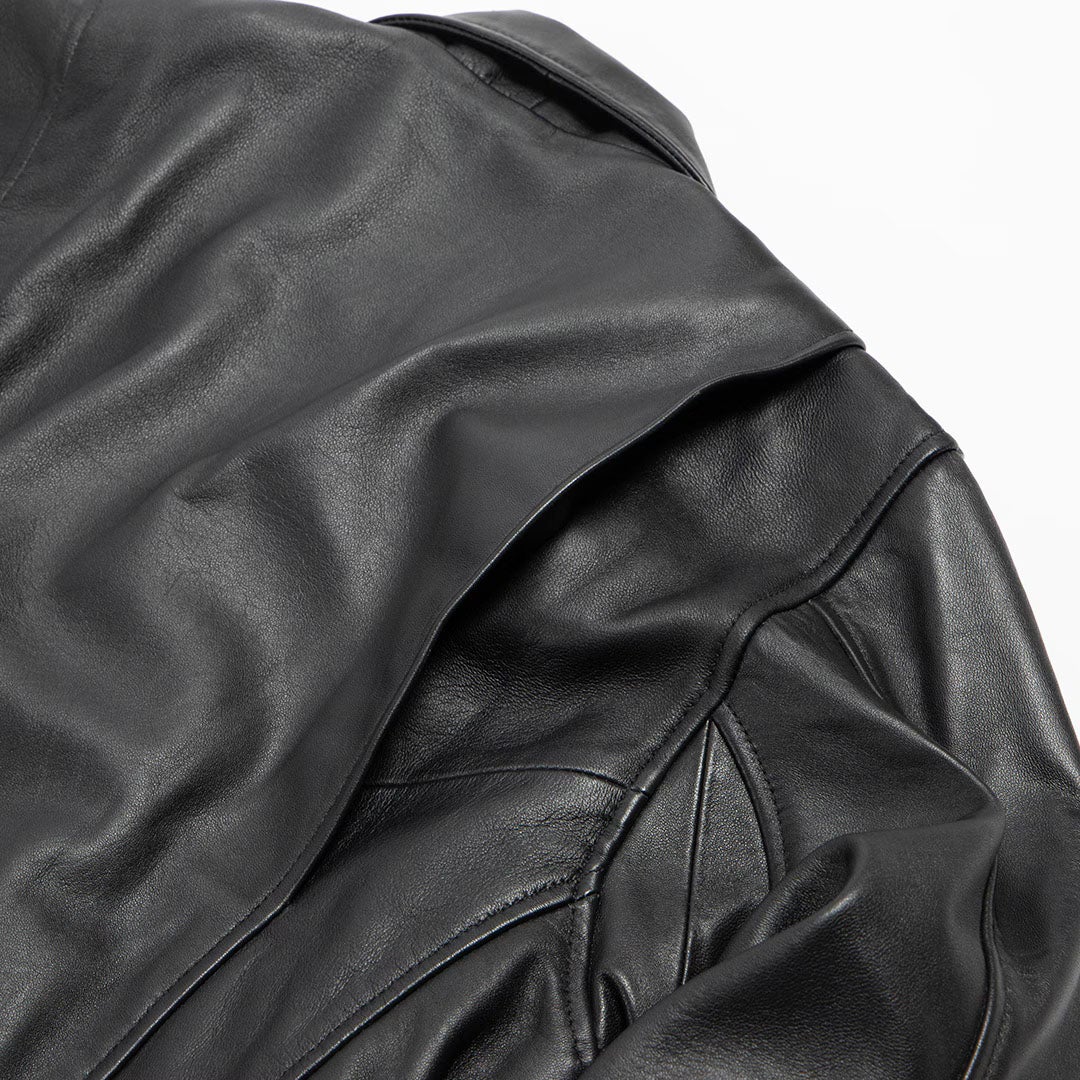 DEGNER デグナー シープレザー Wジャケット ブラック 10