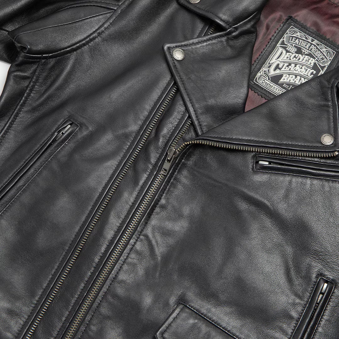 DEGNER デグナー シープレザー Wジャケット ブラック 11