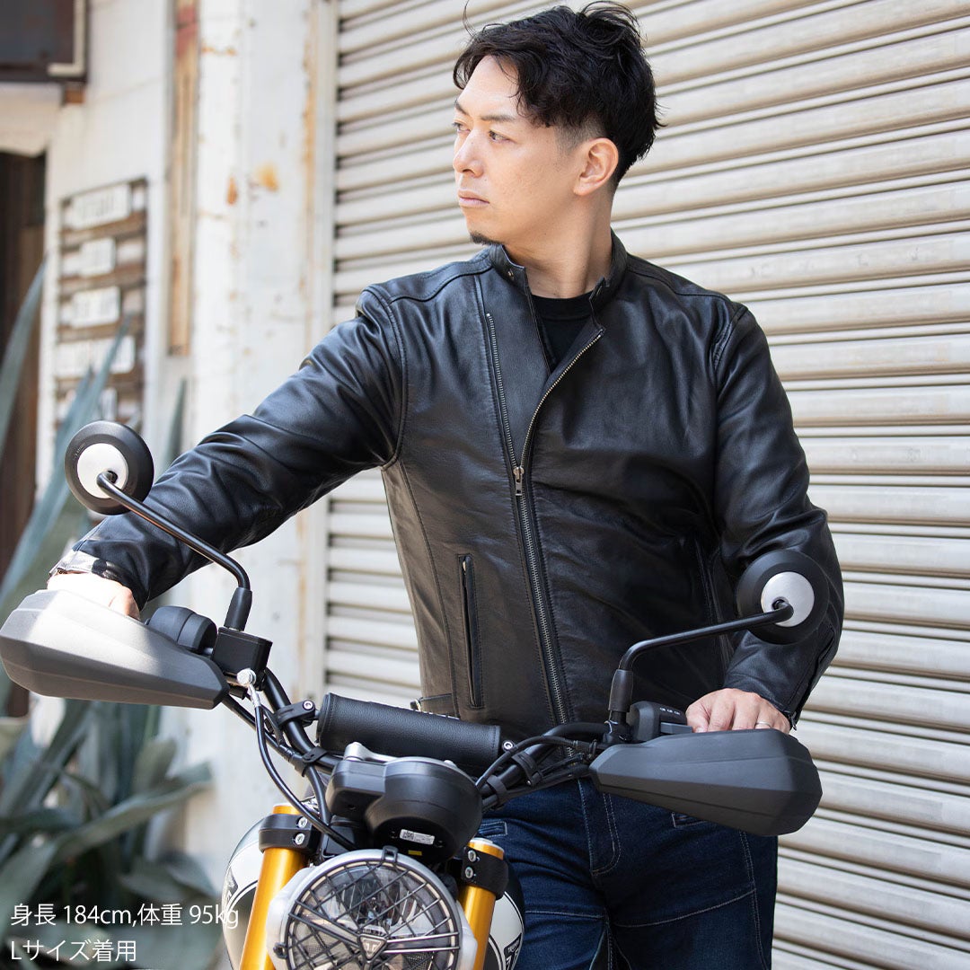 DEGNER デグナー シープレザー ジャケット ブラック 2