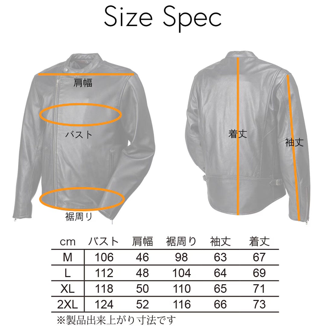 DEGNER デグナー シープレザー ジャケット ブラック 15