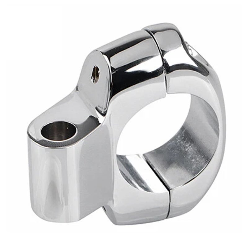 1インチハンドル用 ミラークランプ (クローム)