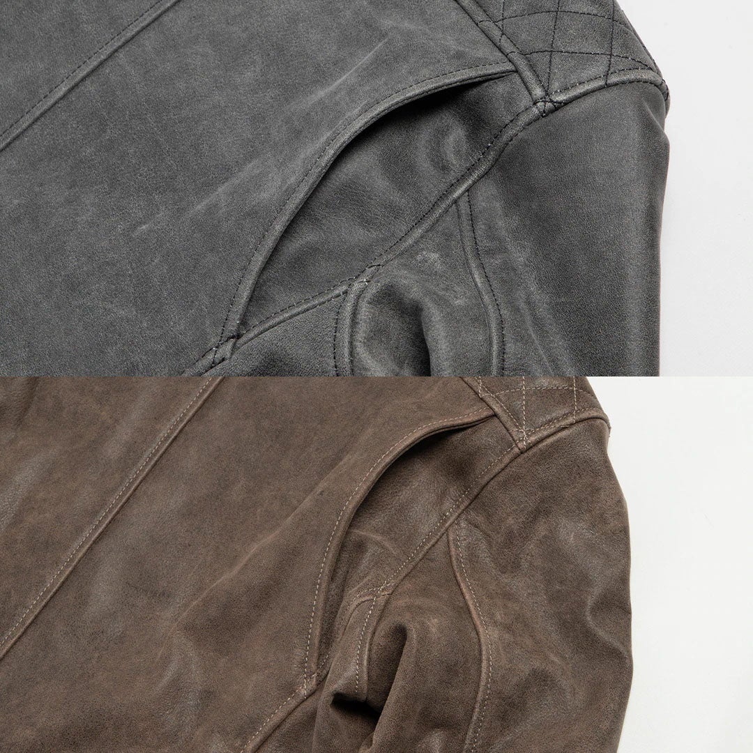 DEGNER デグナー バッファローレザー ジャケット ブラウン 11