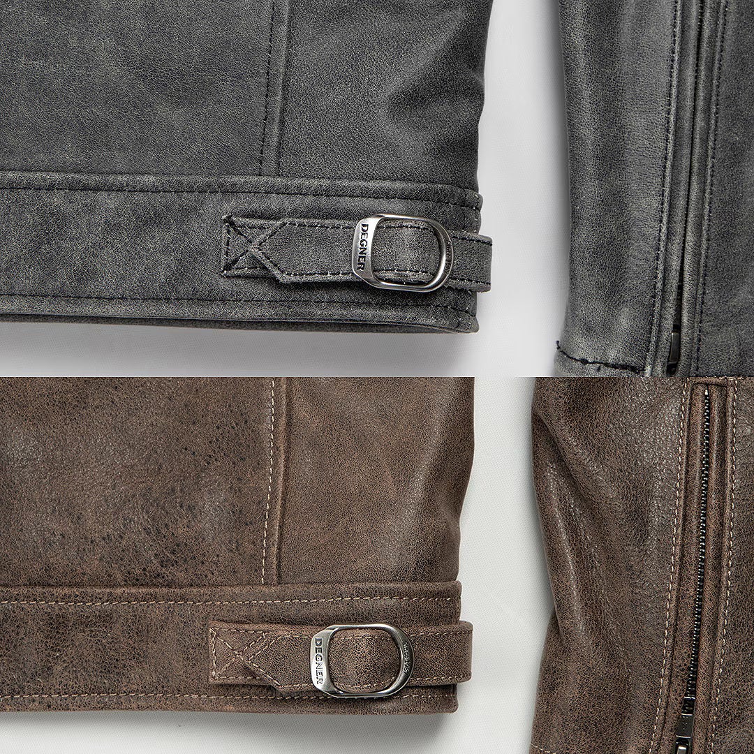 DEGNER デグナー バッファローレザー ジャケット ブラウン 13